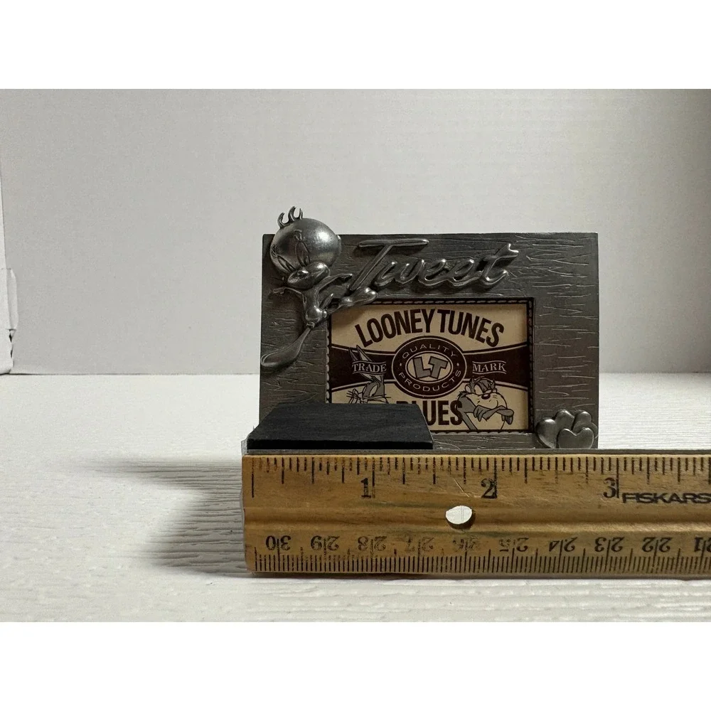 Vintage 1996 Looney Tunes Tweety Bird Sweet Heart Picture Frame Pewter S0112